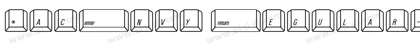 MacEnvy Regular字体转换